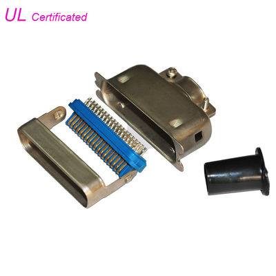 M.D.type 14 24 36 50 Pin Male Plug Centronic Solder Pin Connector met Harde Verbinding