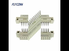 2 rijen vrouwelijke haakse DIN41612-connector