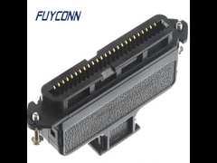180 graden plastic deksel Amp Telco CHAMP dockingconnectoren, 50pos IDC vrouwelijke Centronic-connector