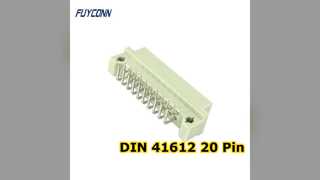 20-polige DIN 41612 haakse connector