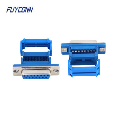 15pin D-SUB-connectoren Vrouwelijke IDC Crimping Type Ribbon Cable Connector
