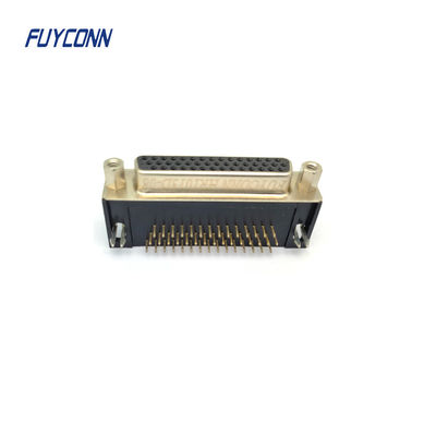 High Density Right Angle PCB D-SUB Connector 15 / 26 / 44 / 62 Pin Vrouwelijke DB Connector