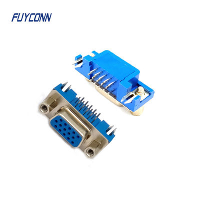 15 pin high density D-sub connectors rechthoek pcb vrouwelijk HD DB connector
