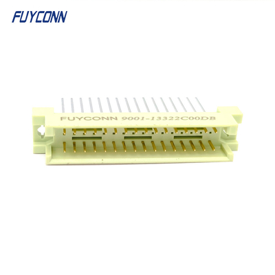 Rechte PCB 3 rijen 32 pin man DIN 41612 connector 2*16P 32P 13mm 41612 connector