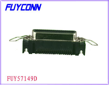 2.16mm Hoogte 36 van het Lintr/a PCB van speldconfiguraties Onderdompelingstype Connetor met Klink en Raadsslot