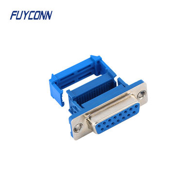 15pin D-SUB-connectoren Vrouwelijke IDC Crimping Type Ribbon Cable Connector