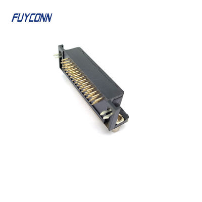 High Density Right Angle PCB D-SUB Connector 15 / 26 / 44 / 62 Pin Vrouwelijke DB Connector