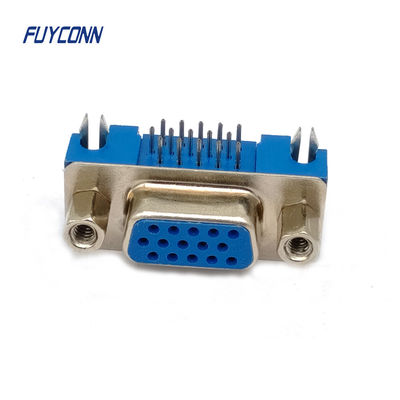 15 pin high density D-sub connectors rechthoek pcb vrouwelijk HD DB connector