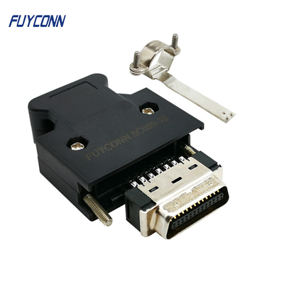 26 pin MDR Connector Vrouwelijk / Mannelijk 1.27 mm Messing Goudgeplatte SCSI Connector