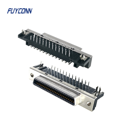 SCSI MDR Connector PCB Solder Cup IDC Crimp 1,27 mm 50pin Connector China