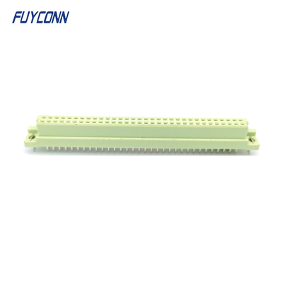 DIN41612 Connector Factory 2rijen 2*32P 64P PCB Vrouwelijke 41612 Connector W/ Harpoon