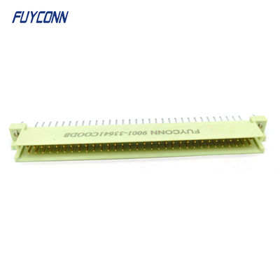 DIN41612 Mannelijke connector 64Pin rechte PCB 2 rijen 2*32pin Eurocard connector W/ Harpoon