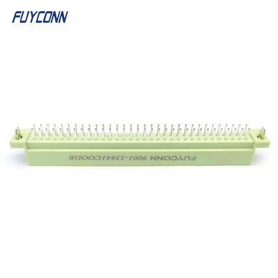 DIN41612 Mannelijke connector 64Pin rechte PCB 2 rijen 2*32pin Eurocard connector W/ Harpoon