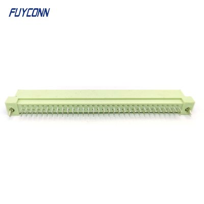 DIN41612 Mannelijke connector 64Pin rechte PCB 2 rijen 2*32pin Eurocard connector W/ Harpoon