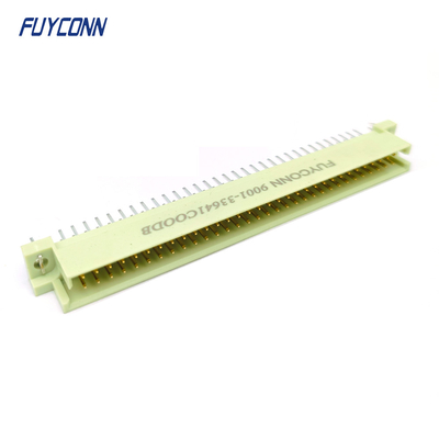 DIN41612 Mannelijke connector 64Pin rechte PCB 2 rijen 2*32pin Eurocard connector W/ Harpoon