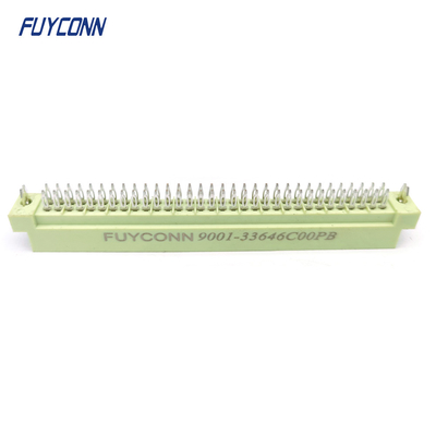 DIN41612 2 rijen aansluiting 64pin 2*32P Mannelijke Press Pin Connector W/ Harpoon