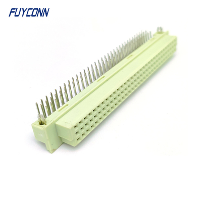 Hoekige DIN 41612 connector 3 rijen 96Pin PCB Vrouwelijke 396 DIN41612 connector