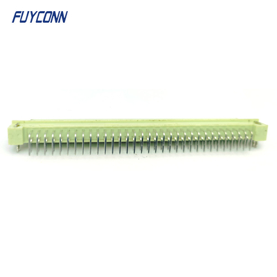 Hoek DIN41612 Vrouwelijke connector 2 rijen 64Pin 264 DIN 41612 PCB connector