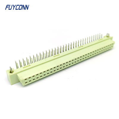Hoek DIN41612 Vrouwelijke connector 2 rijen 64Pin 264 DIN 41612 PCB connector