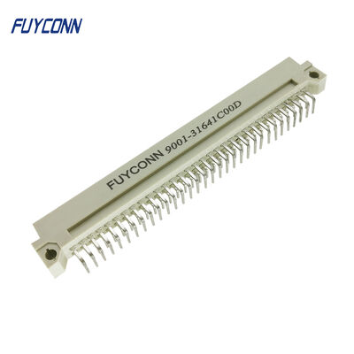 64P rechthoekige PCB DIN 41612 connector, 2 rijen mannelijke Eurocard connector