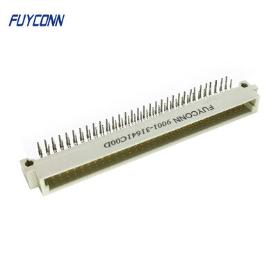 64P rechthoekige PCB DIN 41612 connector, 2 rijen mannelijke Eurocard connector