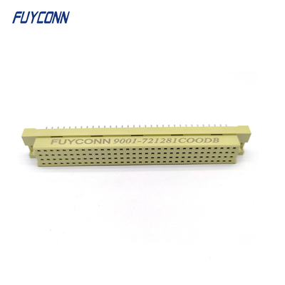 128 pin DIN41612 Connector PCB Verticale 4 rijen Vrouwelijke 4 * 32 pin 9001 serie