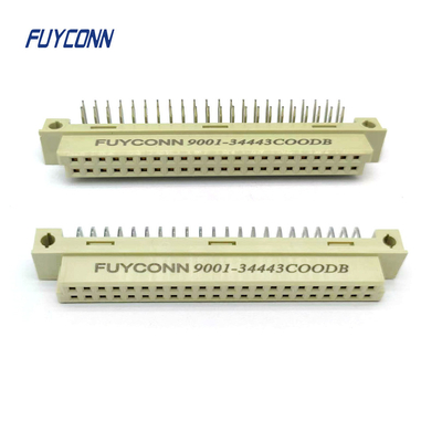 2 rijen 44 Pin DIN 41612 Connector PCB Angled Vrouwelijk 2*22P 244S Eurocard Connector 2.54mm Pitch