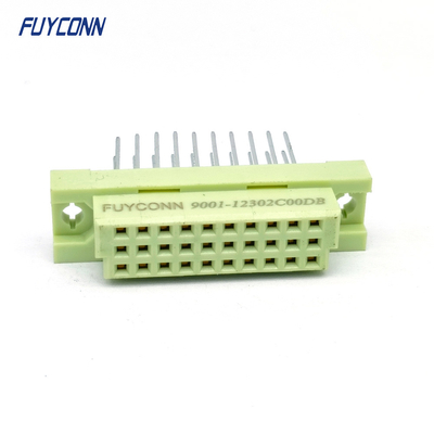 13 mm 30 pin DIN 41612 connector 3 rijen 330 rechte PCB vrouwelijke DIN41612 connector