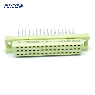 15 mm 48 pin DIN41612 connector 3 rijen rechte PCB vrouwelijke 348 DIN 41612 connector