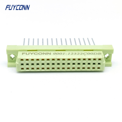 17mm 32Pin DIN41612 connector 3 rijen rechte PCB vrouwelijke 332 DIN 41612 connector