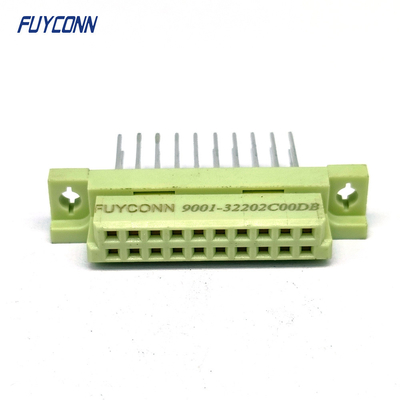 13mm DIN41612 Connector 2 rijen 20Pin Verticale eindpunten Vrouwelijke Eurocard Connector