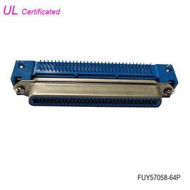Vrouwelijke de Rechte hoekschakelaar van 64 Pin Centronics Connector-PCB met raadsslot