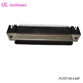 32 paren Amphenol-van PCB Rechte hoek Vrouwelijke 64 Pin Centronics Connector