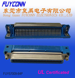 Rechte hoek 64 Pin Centronics Female Connector 32pairs van PCB