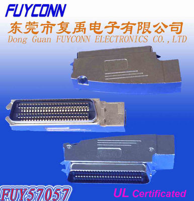 957 100 Pin Centronics Connector With Side het Zinkdekking van de Kabelingang