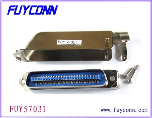 50 Pin Male Centronic Solder Pin-Schakelaar met de Kap van het 90 Graadmetaal