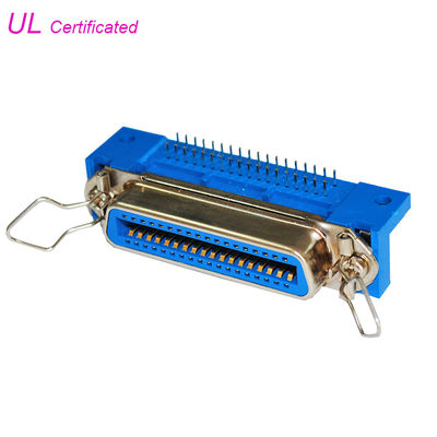 Vergaarbak 50 de Vrouwelijke Schakelaar van 36 24 14 Pin Centronics Connector Right Angle-PCB