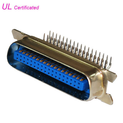 R/A PCB 36 Pin Centronics Connector Male Type-M.D.vorm Shell 2.16mm hoogte