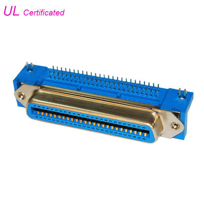 PBT-Wijfje 50 van de rechte hoekpcb Champ van Pin Centronics Connector Schakelaar 2.16mm hoogte