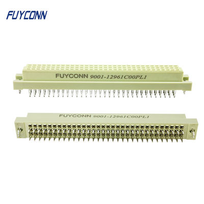 3 rijen 3*32 96 van de Schakelaarsolderless van Pin Female DIN41612 Slot van de de Schakelaarw Raad het Euro