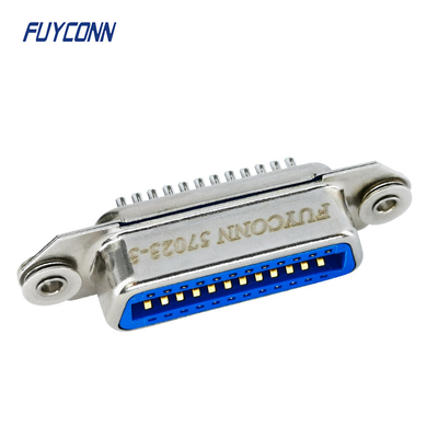 Vrouwelijke Soldeerselkop Centronics 24 Pin Connector For Cable