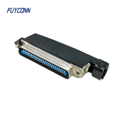 CN 57 Soldeersel Pin Male Centronics 50 Pin Connector With Plastic Hood