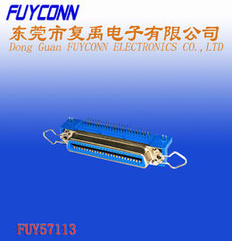 2.16mm hoogte 50 Pin Centronic Receptacle Right Angel-de schakelaar Gediplomeerde UL van PCB